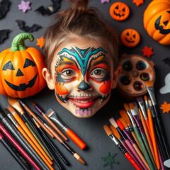 Bezpieczne i kreatywne makijaże halloweenowe dla dzieci: pomysły i porady